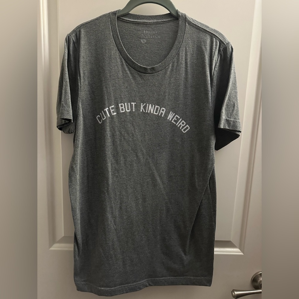 Modcloth Daisy Natives Grey Tee